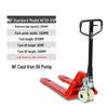 Manual Low-Profile Hydraulic Pallet Jack CN Plug (adapter Included)