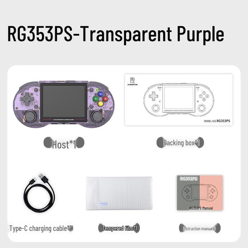 Anbernic RG353PS Retro Handheld Game Console with TV Connection