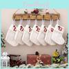 Kids Christmas Sock Gift Bag Embroidered Letters Cotton Material For Holiday Present