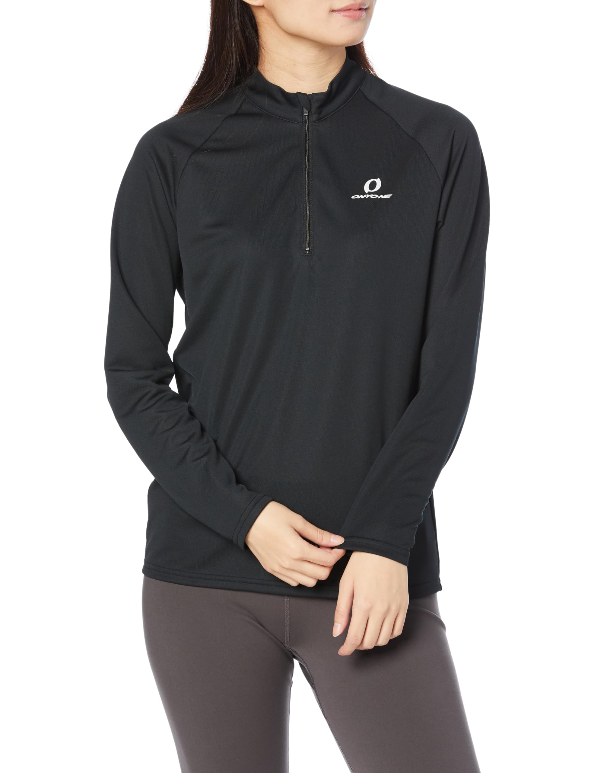 

ONYONE Hyglater Zip Up Long Black Ladies T-Shirt чёрный