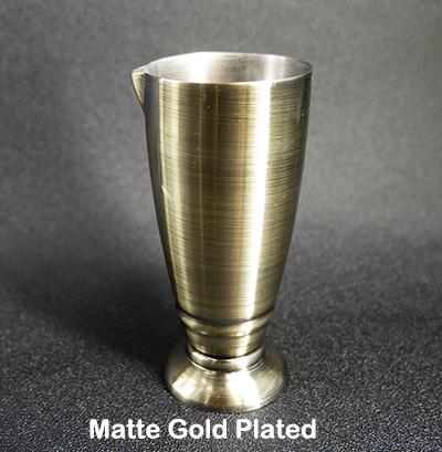 Stainless Steel Spirits/Cocktail Jigger with Fine Beaked Spout for Precise Pouring