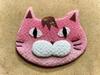 Pink Collar My Beloved Cat Chirimen Craft Kit Cat, Tapestry,