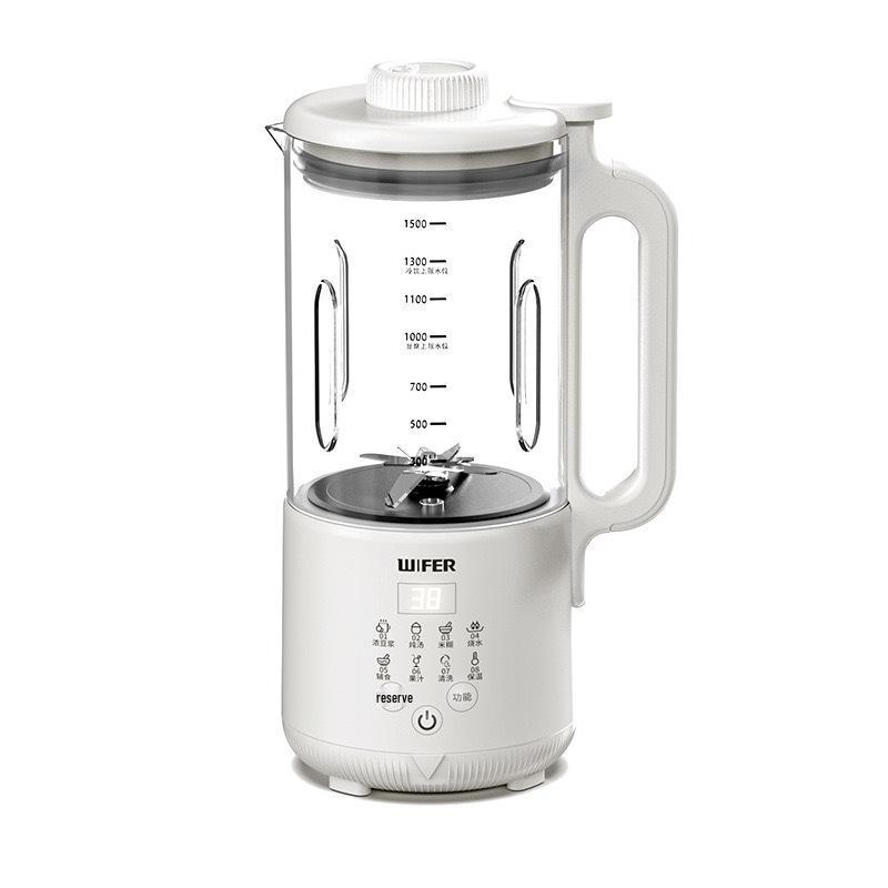 Soundproof Touch-Screen Soy Milk Maker: Quiet Heating, High-Speed Blending, No Residue, Multifunctional Cooking for Elderly Homes.