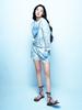 [mardimercredi] SWEAT SHORTS FLEUR FLOWER_BEIGE BLUE