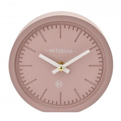 Orologio da Scrivania Minimalista a Intervalli 15cm - Rosa