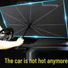 Retractable Car Windshield Sunshade - Heat Insulation for Small Cars