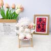 Cute Lamb Plush with Angel Wings & Flower - Children's Comfort Doll & Ornament