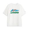 Li Ning Sports Lifestyle Series High Street American Retro Sports Ice Silk Cool Dry Quick-Drying Moisture-Wicking Short Sleeve T-Shirt AHSV367-5