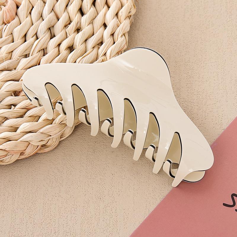 

1pc New French Acetate Claw Clip for Women, Large Size, Rear Head, Hair Clip for Thick Hair, High-