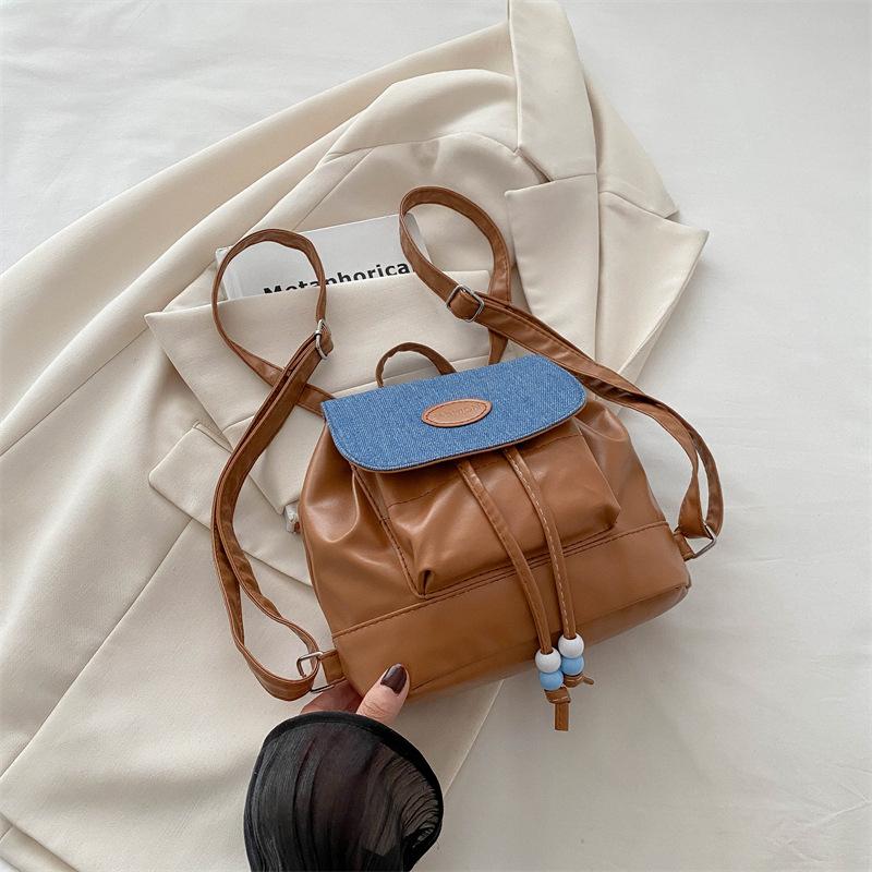 American Retro Cute Small Backpack For Teen Girls