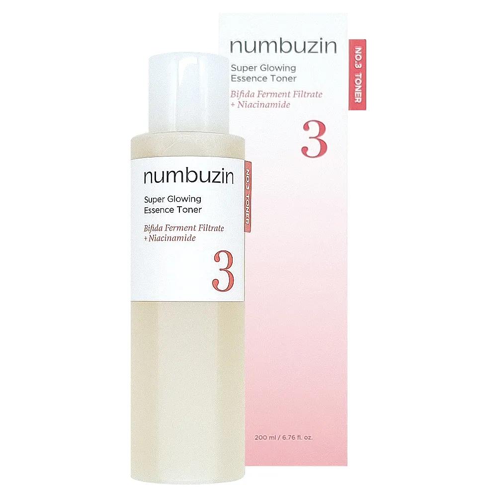 No. 3 Radiant Skin Essence Toner 200ml delivers a moist, radiant effect.