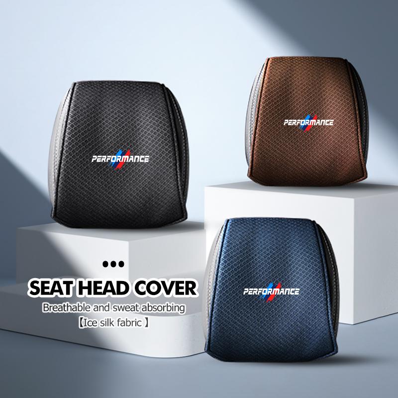 For BMW E36 Car Seat Headrest Cover Cushion Neck Pillow Protector Pad For BMW X1 X3 X4 X5 X7 G20 G38 F20 F39 F48 E46 E60 E36 E39