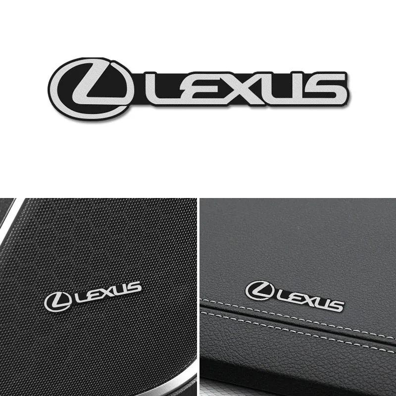 Car Audio Decorate 3D Aluminum Badge Emblem Stickers For Lexus IS250 IS200 CT200h GS300 LS430 RX450h LX570 IS300 ES RX LS IS NXBD8