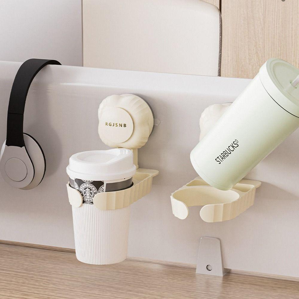 Gifts Suction Cup Cup Holder Portable Multifunctional Milk Tea Coffee Cup Holders Anti-tip Bedroom Cup Fixing Clip