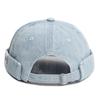 Fashion Denim Docker Cap Brimless Hat Solid Skullcap Solid Color Sailor Cap Beanie Hats Men Women Bucket Cap Adjustable Dad Hat