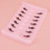 Cross-Border Cat-Eye Clear Band False Eyelashes - Natural, Dense, Half-Length with Extended Eye Tail
