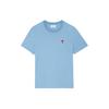 AMIPARIS T-Shirts Men's Light Blue Crew Neck Moderate Straight Fit E21HJ108723-459