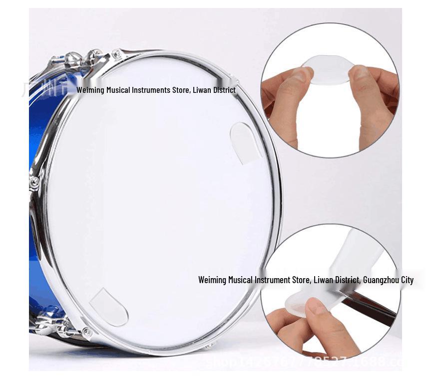 Silicone Snare Drum Mute Pad - Percussion Accessory for Practice and Overtone Control
