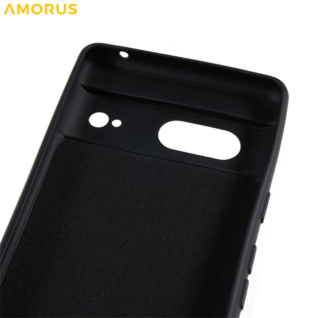 For Google Pixel 8 Case Precise Cutouts TPU Fiber Lining Shockproof Phone Cover