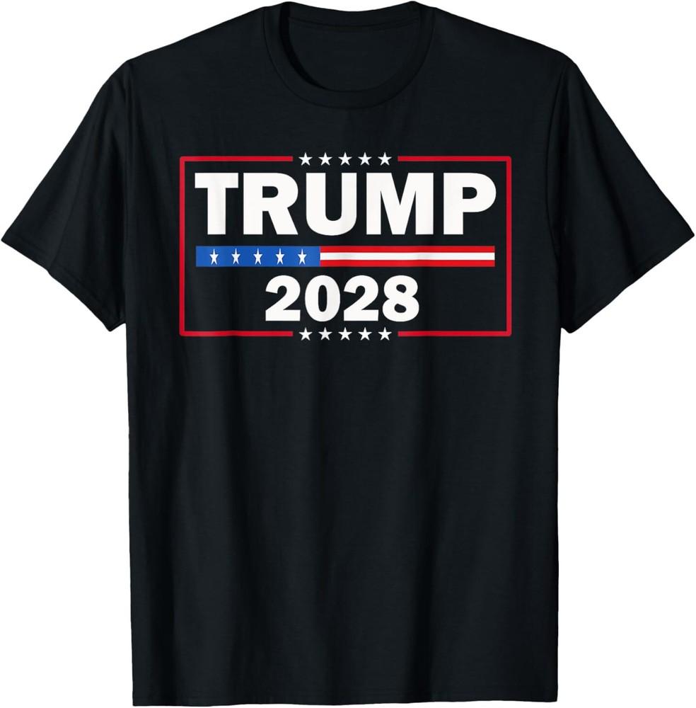 Donald Trump 2028 President American Flag Pro Trump Vintage T-Shirt Unisex T-Shirt S
