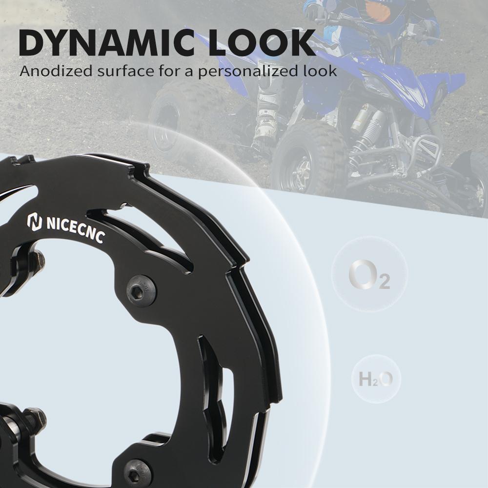 NiceCNC for Yamaha YFZ450R SE 2009-2022 YFZ450X 2010-2011 Chain Sprocket Guard Cover Protector YFZ 450R 450X 450 R X Accessories