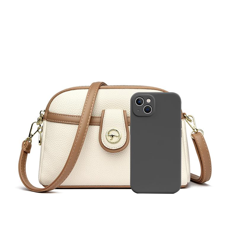 Womens Simple Fashi Handbags Retro Solid Color PU Leather Shoulder Underarm Bag Casual Hobos Handbags Trend Crossbody Bags