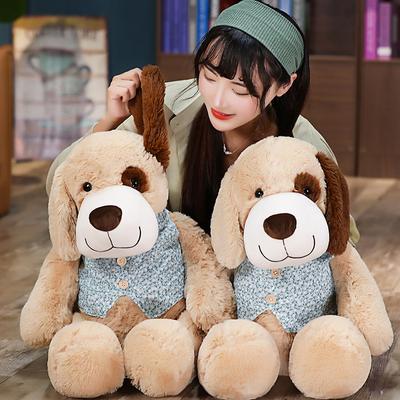 Huggable Nice Dog Plush Toys Stuffed Soft Animal Puppy Doll for Baby Kids Huggable Pillow Christmas Gift for Girl