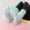 Damen Weiblich Pilates Yoga Yoga Socken Tie Dye Griffige Socken Sport Yoga Socken Anti Rutsch Pilates