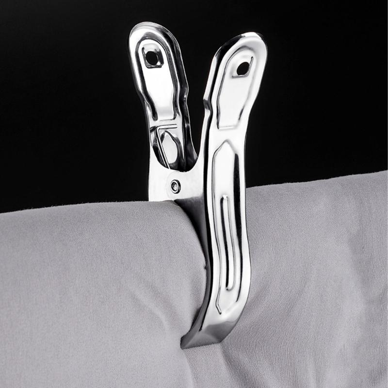 Pack of 20 Stainless Steel Clothespins Stainless Steel Clip With Rustproof Spring for Laundry Craft Home Organization