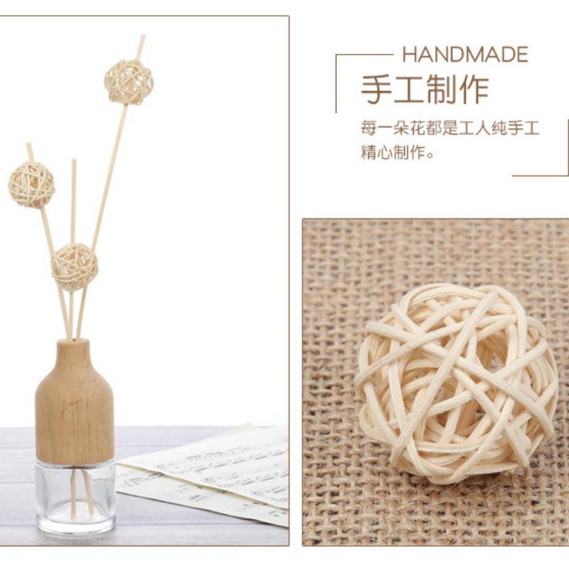 5CM White Scented Rattan Ball   Natural Plant Handmade Decoration Ball