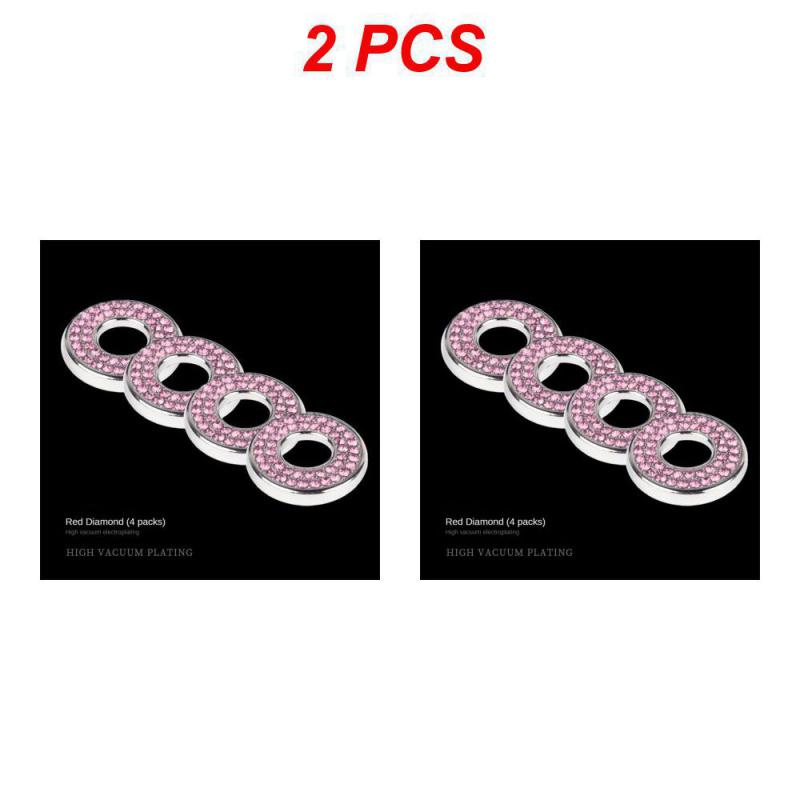 1~8PCS Door Lift Interior Trim Shining For Mercedes-benz Inner Door Lock Pull Cover Door Bolt Decorative Cover
