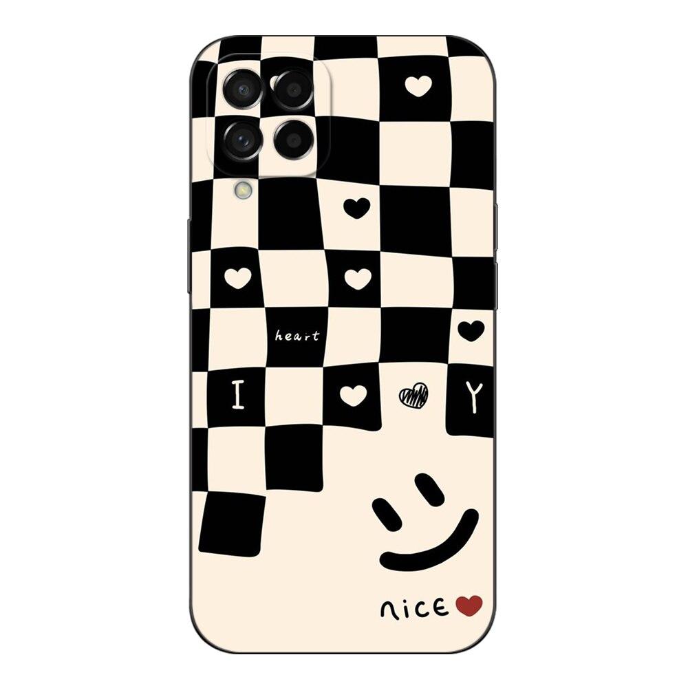 For Samsung Galaxy M53 5G Case Phone Back Cover M 53 m536 Case Soft Silicone Black Tpu Case cute funy