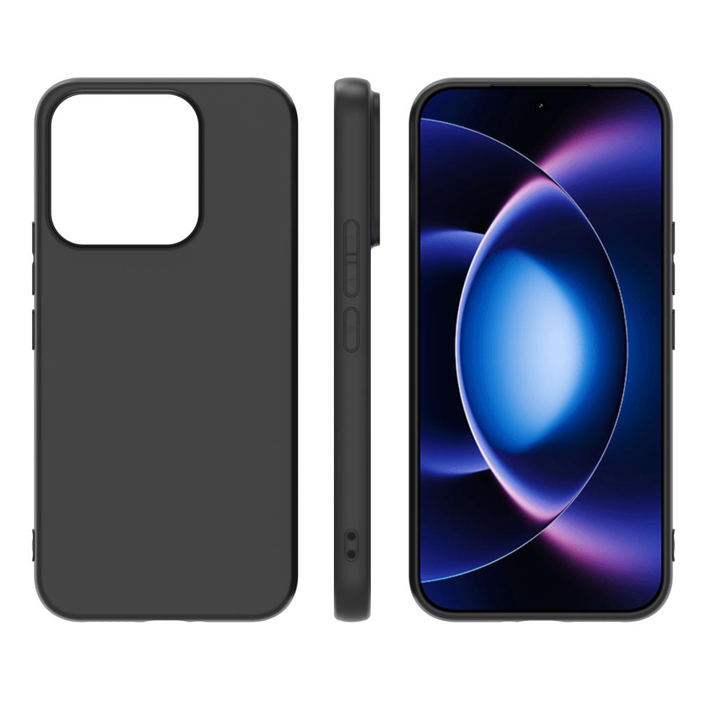 Applicable to Xiaomi Mi 15S Pro black matte mobile phone case Xiaomi 17ultra anti-fingerprint TPU manufacturer