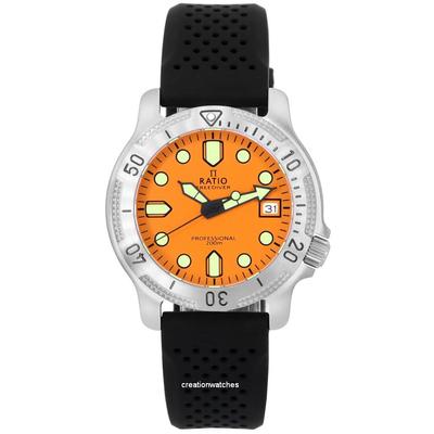 FreeDiver Professional Sapphire Orange Dial Quartz RTF025 200M Men's Watch