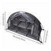 Tent-Style Storage Cabinet with Shelves Space-Saving Portable