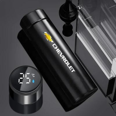Car Smart Thermos Bottle Temperature Display Cup For Cruze TRAX Aveo Lova Sail EPICA Captiva Malibu Volt Camaro Cobalt
