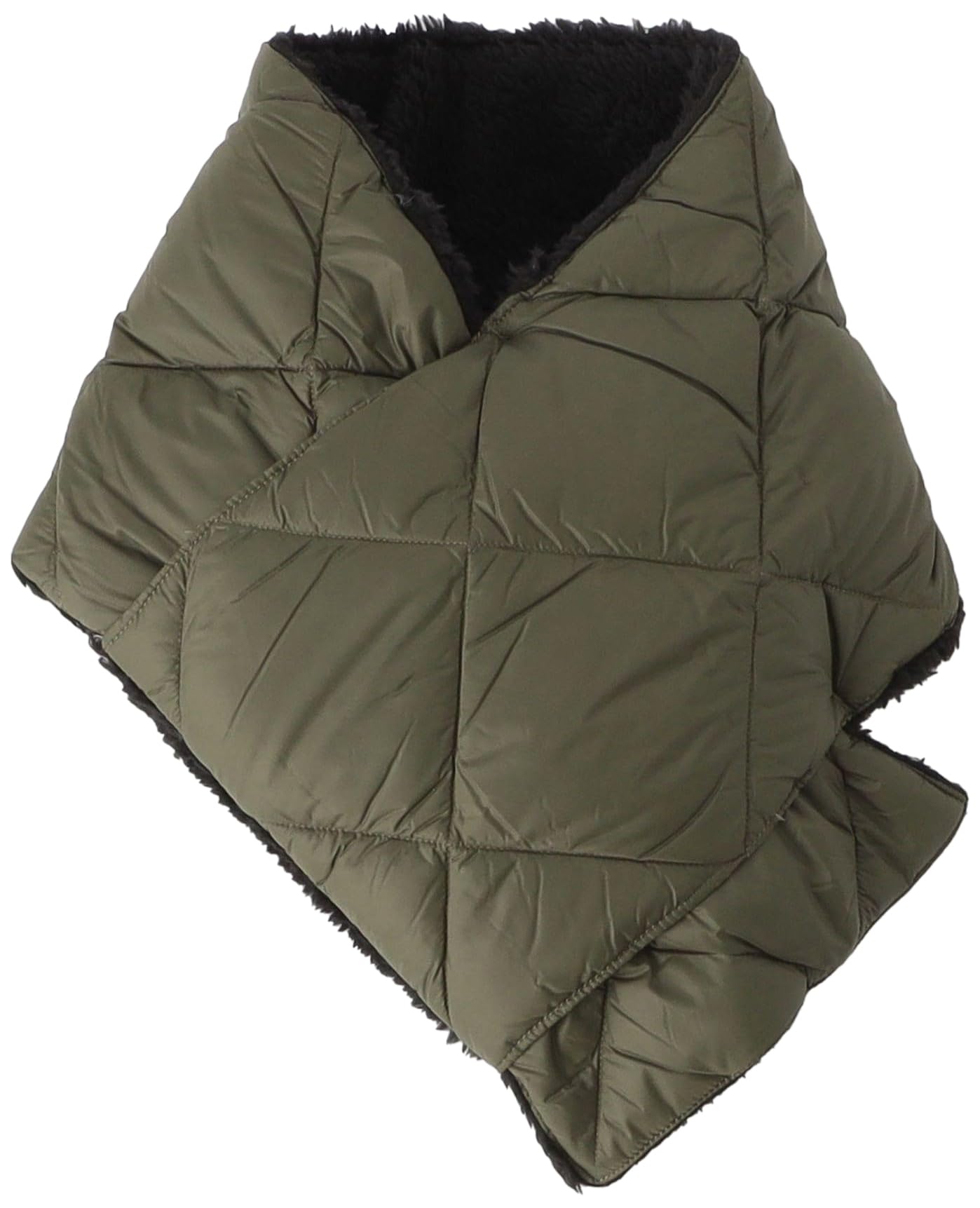 [United Arrows Green Label Relaxing] Пуховый шарф TAION 32365991070 6700 ОЛИВКОВЫЙ(67) СВОБОДНО