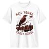 Neil Young Crazy Horse Zuma T-shirt Été Harajuku T-shirts 100% Coton Grande Taille Hauts Manches Courtes Hauts Vintage