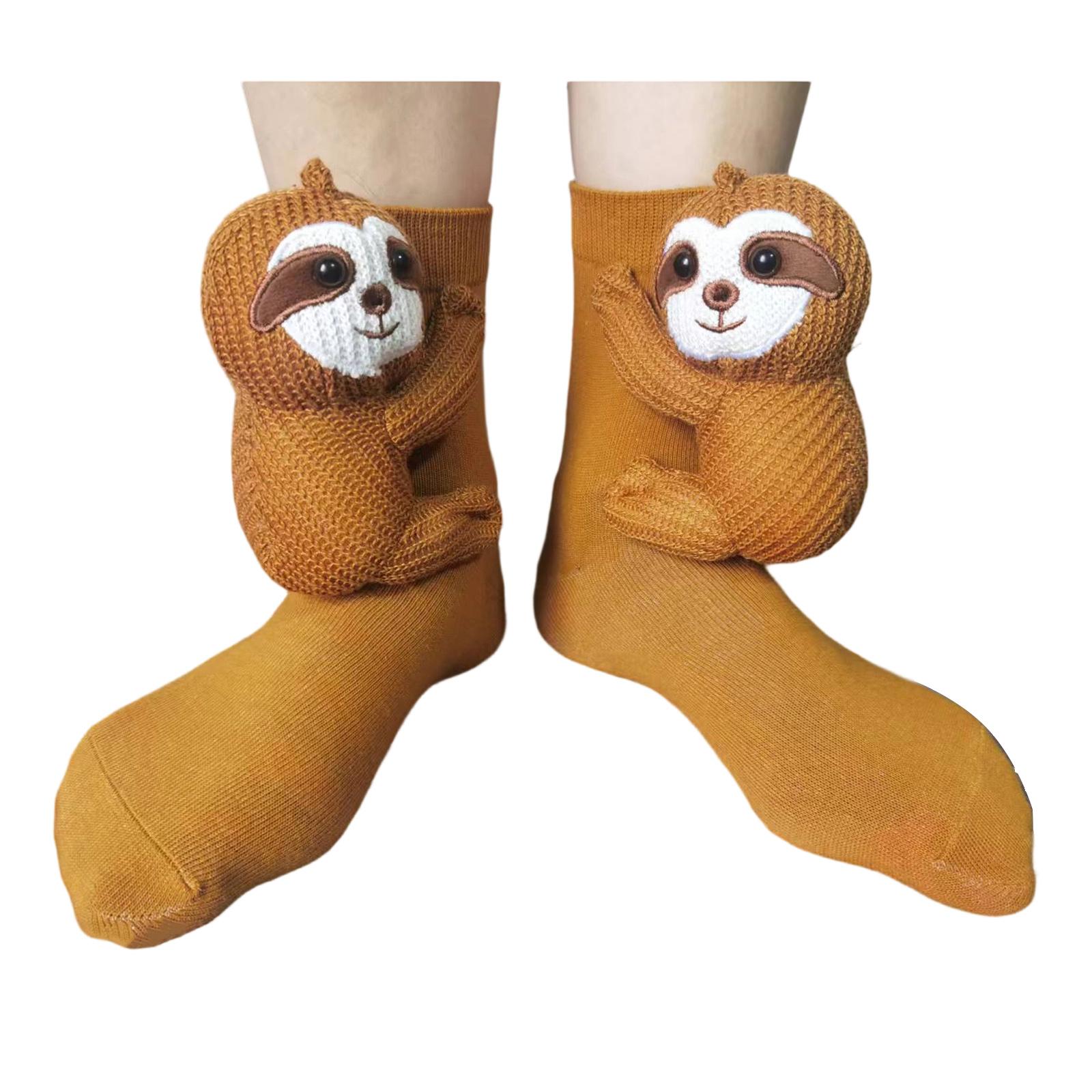 

New Trendy Men s And Women s Fashionable Cute Cartoon Long Socks Christmas Knitted Casual Floor Warm Socks One Size