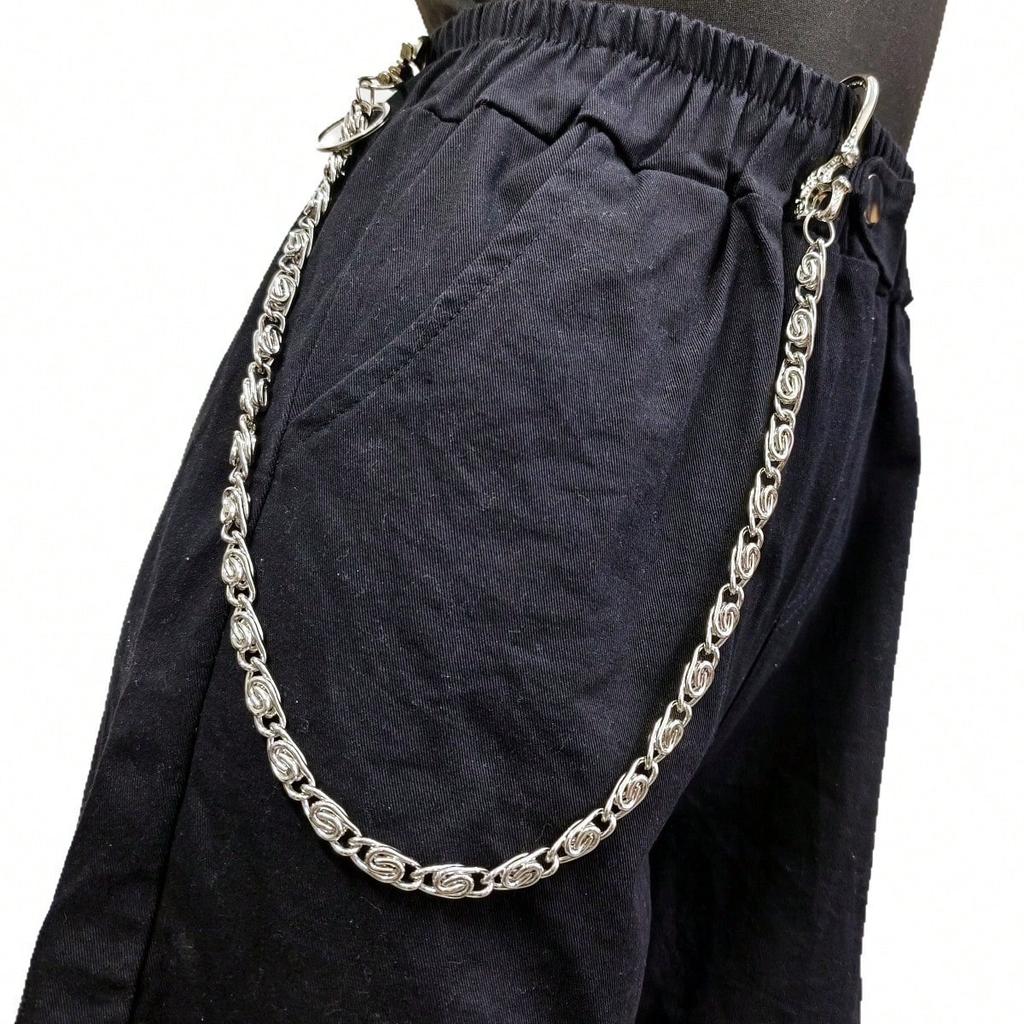 European and American Jewelry Punk Skull Hook Keychain Men's and Women's Trouser Chain Fashion Chain Waist Chain