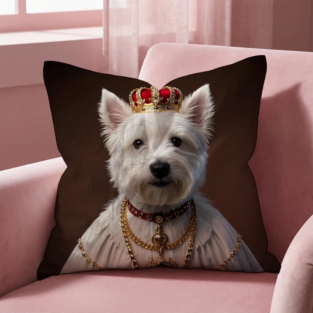 West Highland White Terrier Kissenbezug Mehrzweck-Kissenbezug für Zuhause & Auto - Wendbar, Weich & Strapazierfähig für den täglichen Gebrauch