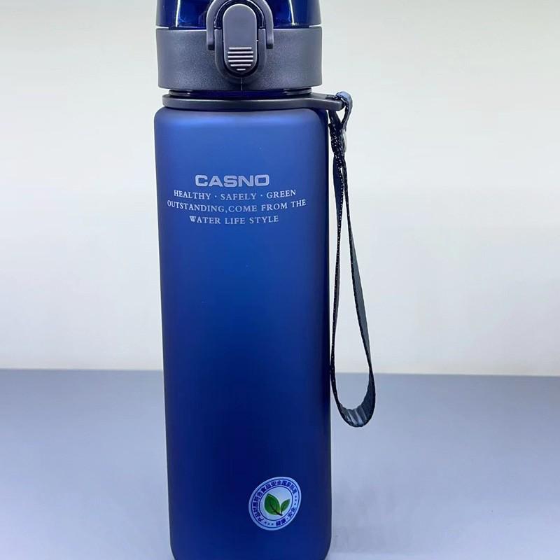 Casino Frosted Sports Water Bottle: Creative Portable Plastic Cup with Lid for Men and Women