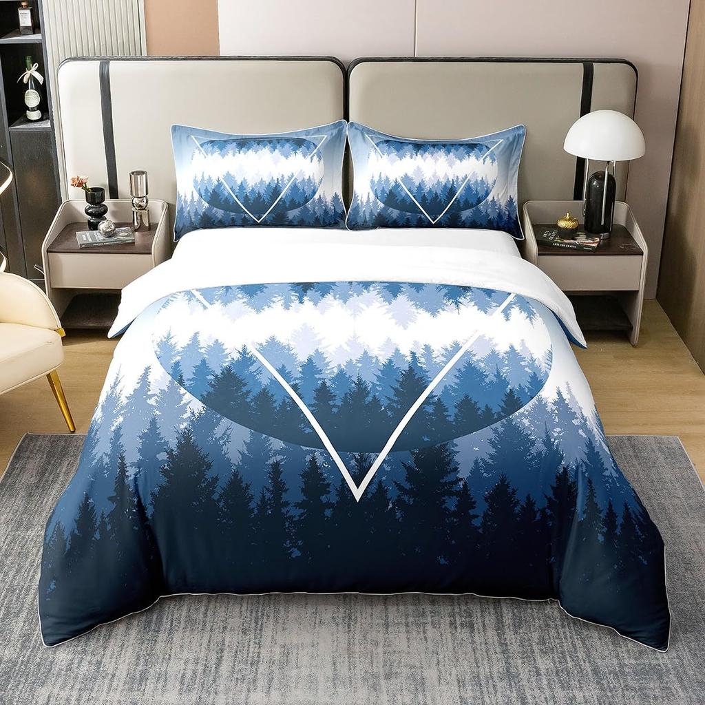 Buffalo Plaid Bedding Collection For Cabin Decor Queen Wild Animal Comforter Cover Duvet Cover Queen King Size Quilt Cover 3 Pieces