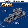 Creative Military Tank Model Building Blocks, Ultimate Leviathan Tank Ornament Vehicle Bricks, Ideal Gift for Festivals and Birt