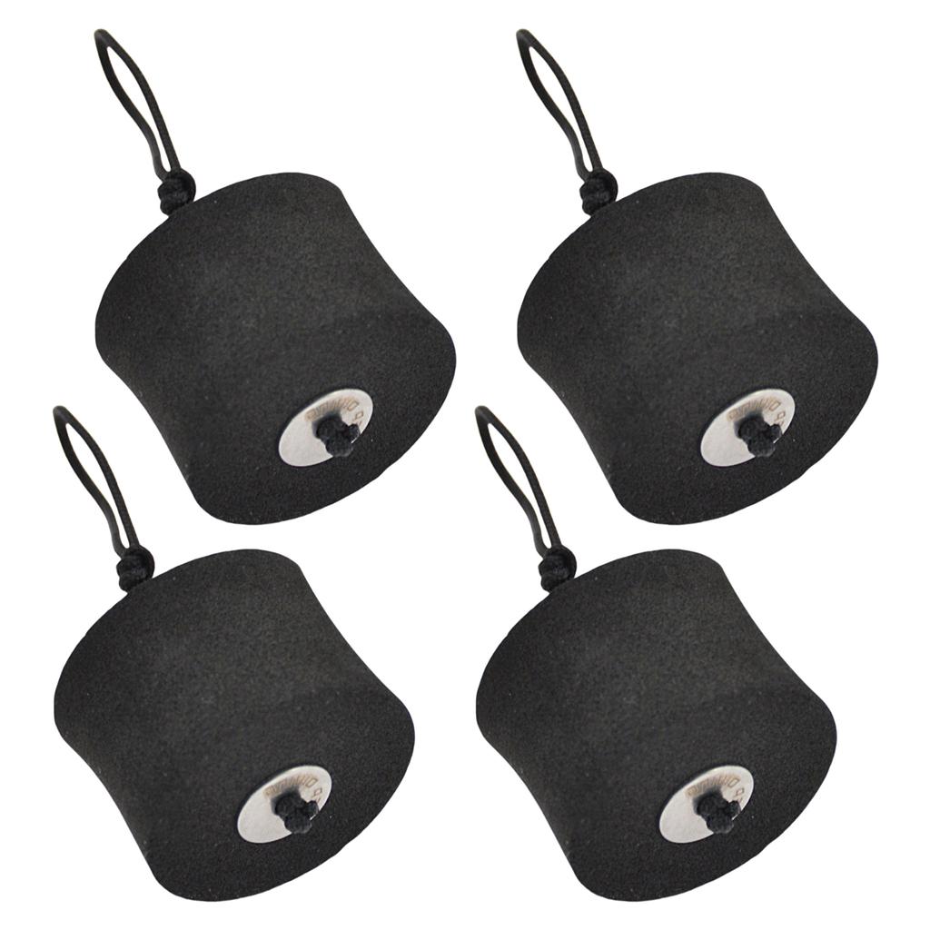 4Pcs High Elasticity EVA Scupper Plugs Drain Hole Stopper Bung for Kayak Canoes, Kayak Scupper Plugs Set with Lanyard