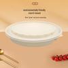 Eco-Friendly Biodegradable Disposable Oval Dumpling Takeaway Containers