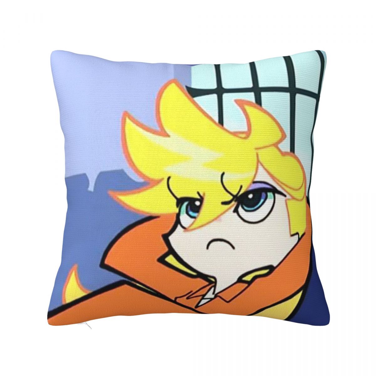 

Panty And Stocking With Garterbelt Square Pillowcase Cushion Cover Pillow Case Throw Pillow Cover for Home Sofa Living Room 12x12Inch