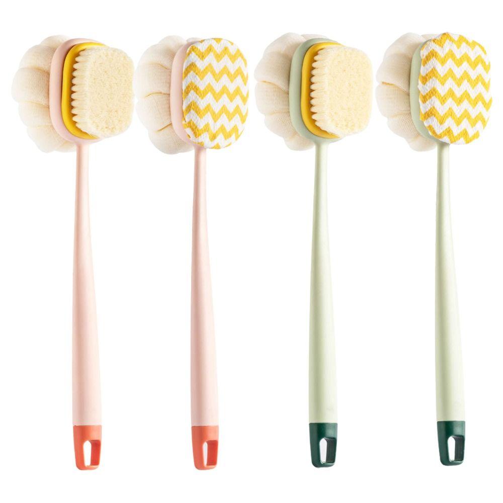 Sponge Scrub Skin Cleaning Long Handle Bath Brush Body Brushes Cleaning Tool Shower Brush