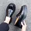 2026 Heren Instappers: Klassieke Leren Schoenen met Dikke Zool, Hoogteverhogend, voor Lente/Herfst