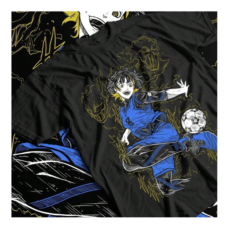 Camiseta Blue Lock, Camisa Meguru Bachira Kunigami, Rin Itos S разноцветный